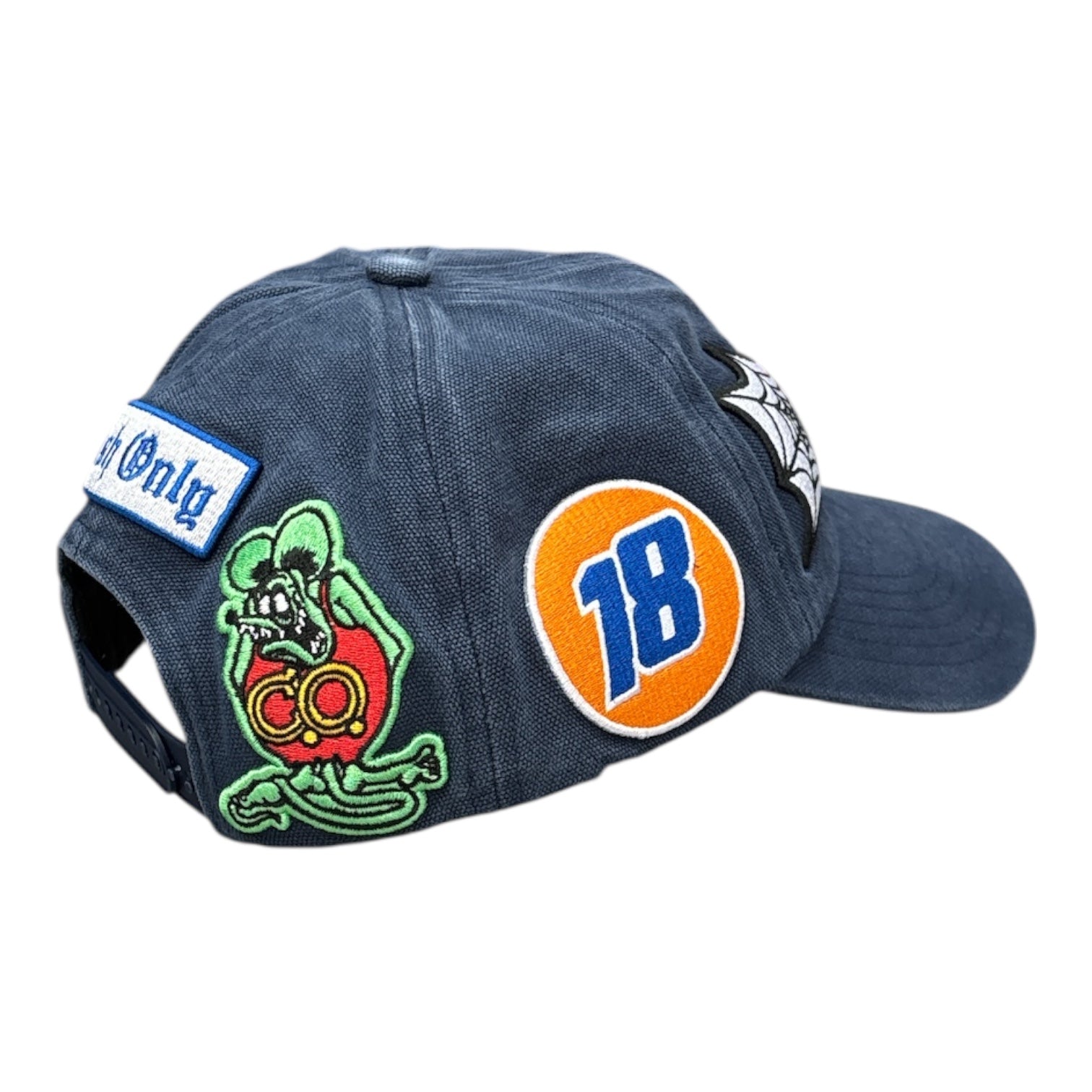 Cash Only Service 6 Panel Hat- Navy