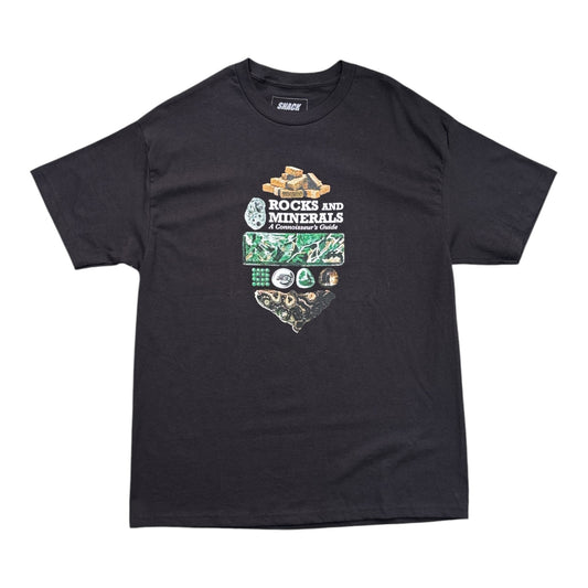 Snack Rocks & Minerals Tee- Black