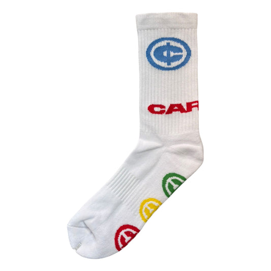 Carpet Cent Socks- White