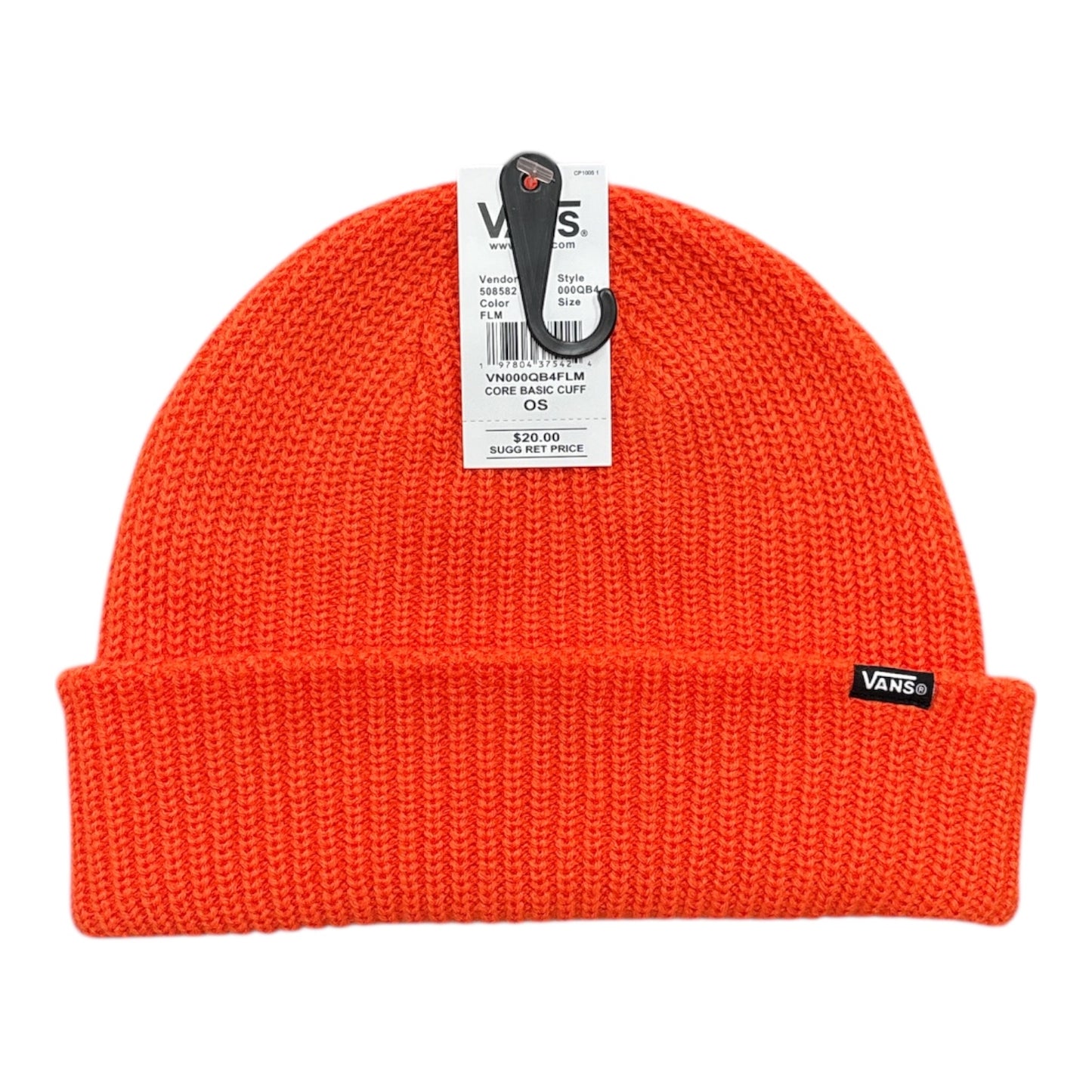 Vans Basic Cuff Beanie- Orange
