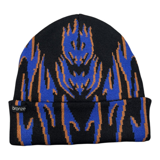 Bronze Tribal Sport Beanie- Black
