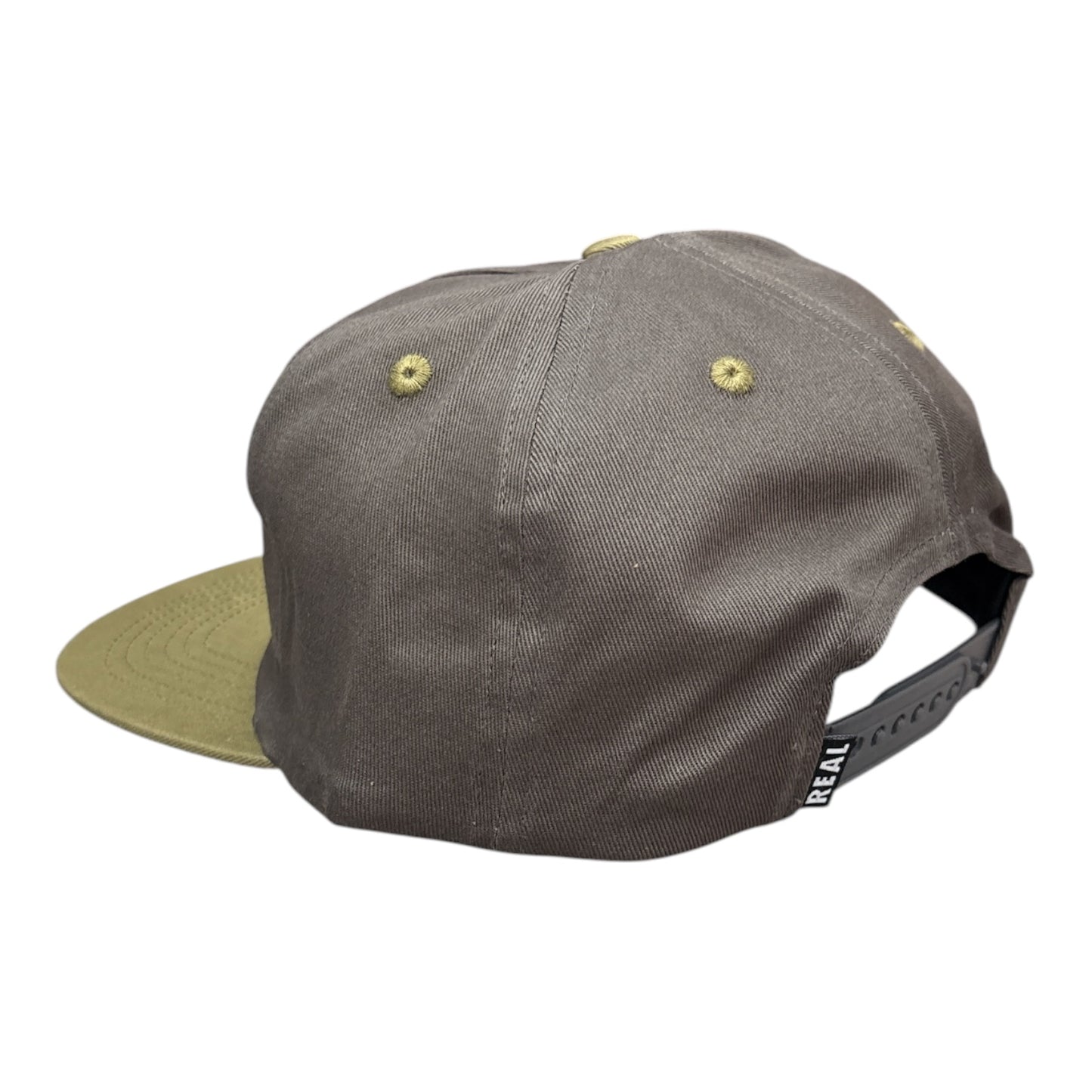 Real EMB Hat- Charcoal/Tan