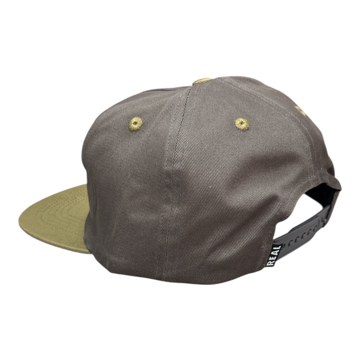 Real EMB Hat- Charcoal/Tan