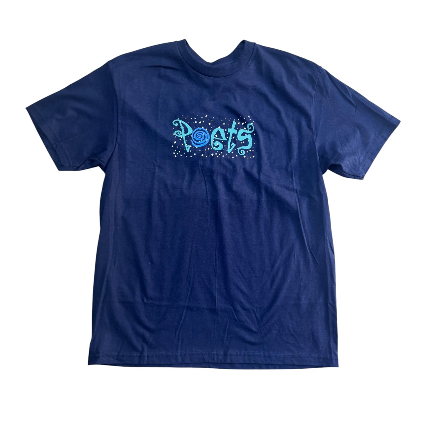 Poets Clique Tee- Navy