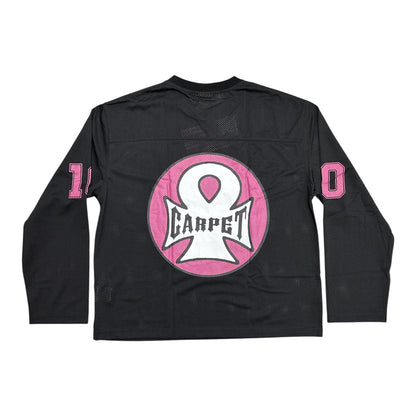 Carpet Iron Ankh Longsleeve Jersey- Black