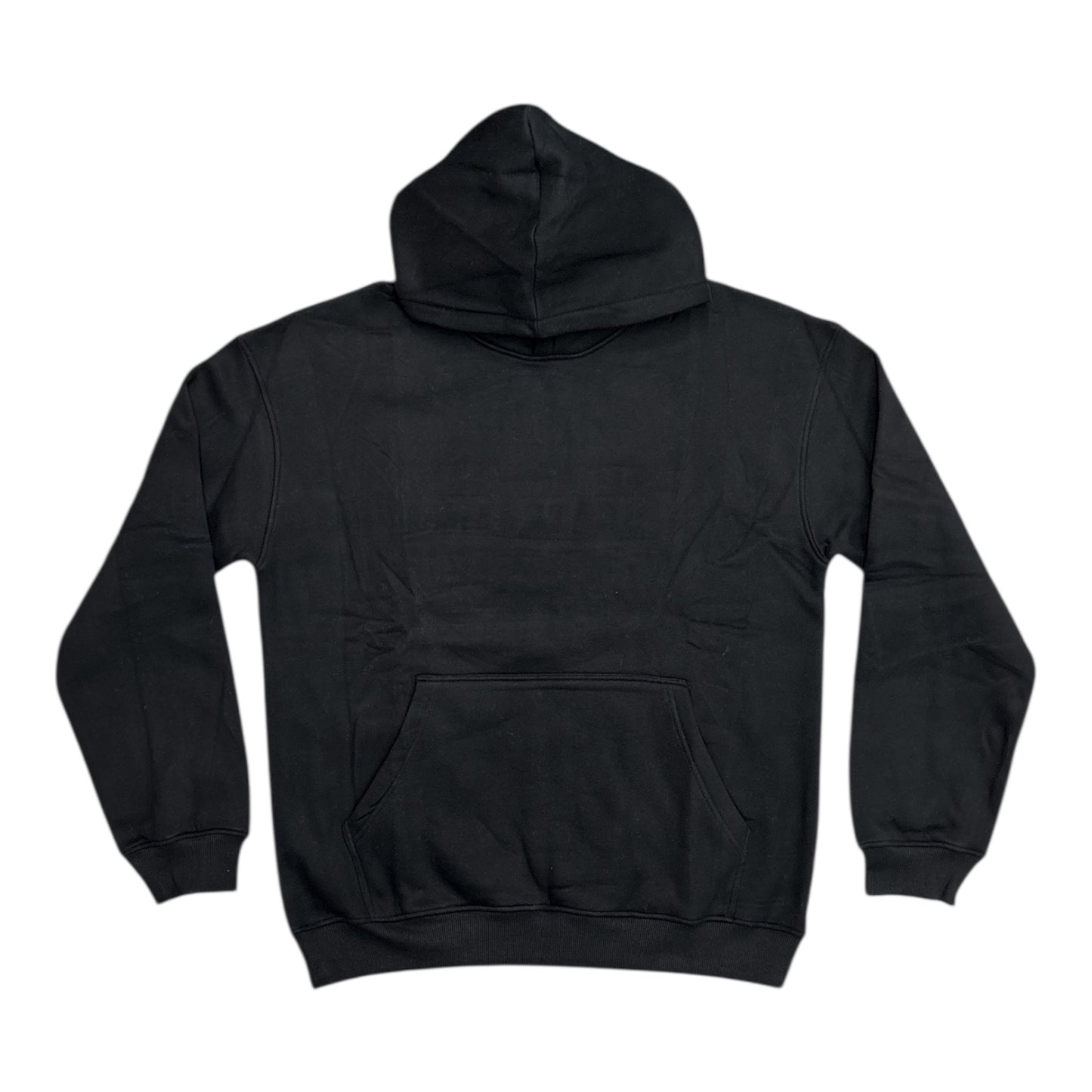 Skate Jawn Embossed Sewer Cap Hoodie- Black
