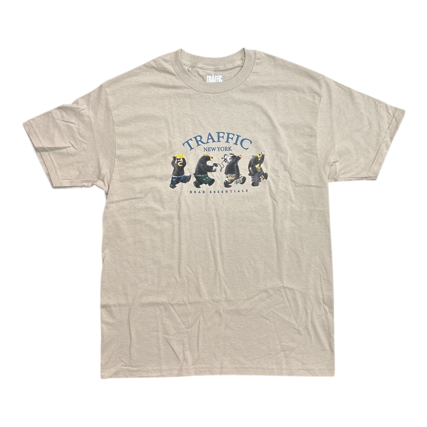 Traffic Bear Essentials Tee- Cream