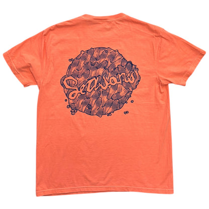 Seasons Waffle Stomp Blotch Tee- Melon