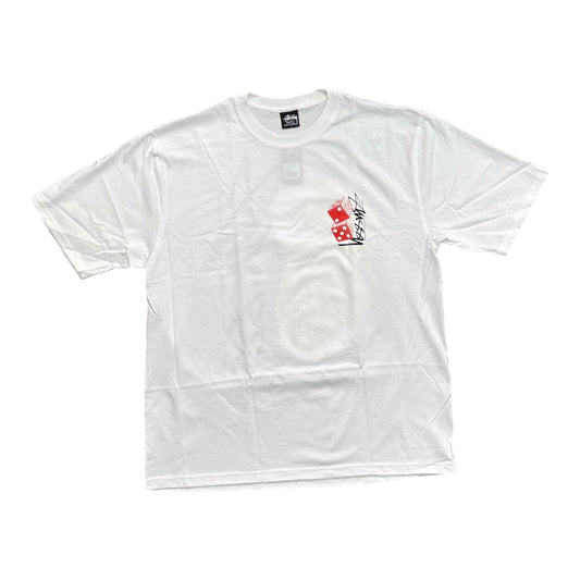 Stussy Tall Dice Tee- White