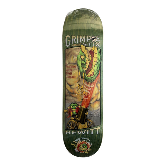 Anti Hero Hewitt Grimple Stix Obvious Greats Deck- 8.38