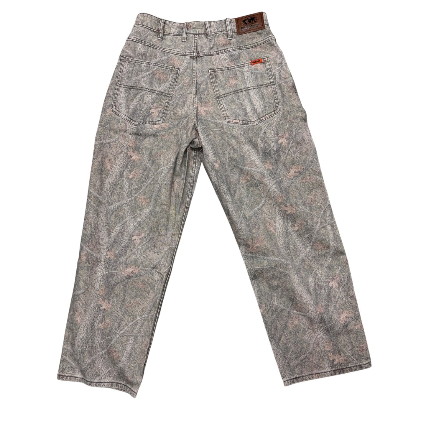 Butter Baggy Denim Jeans- Forest Camo