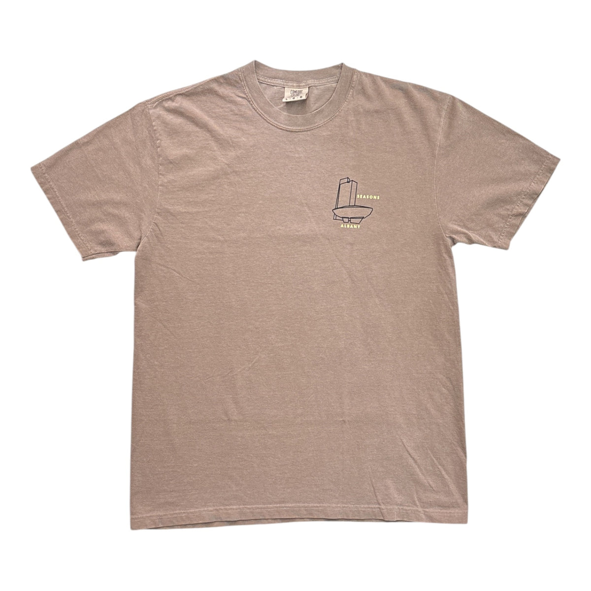 Seasons Corning Tower Tee- Espresso