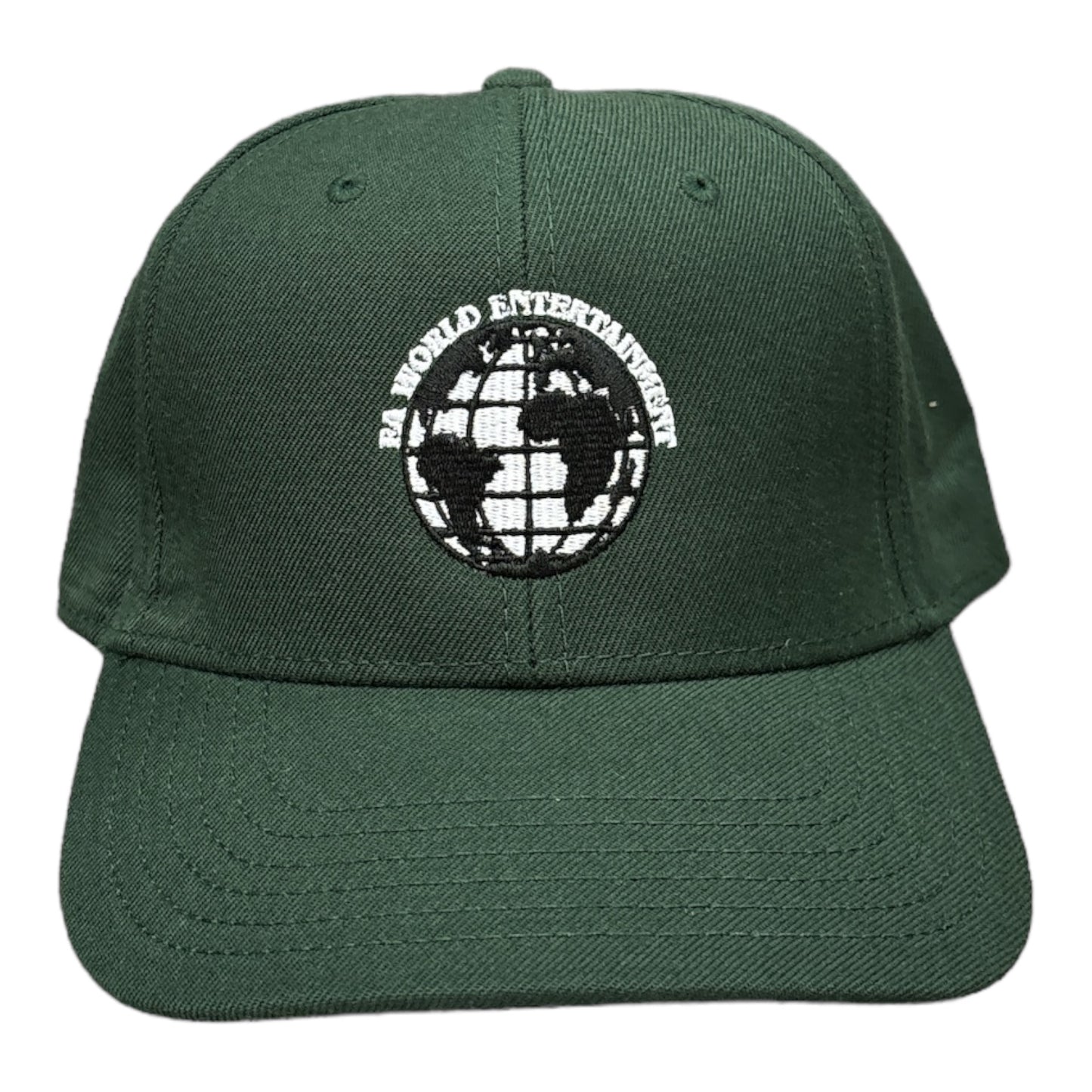 Fucking Awesome World 6 Panel Cap Dark Green FRONT