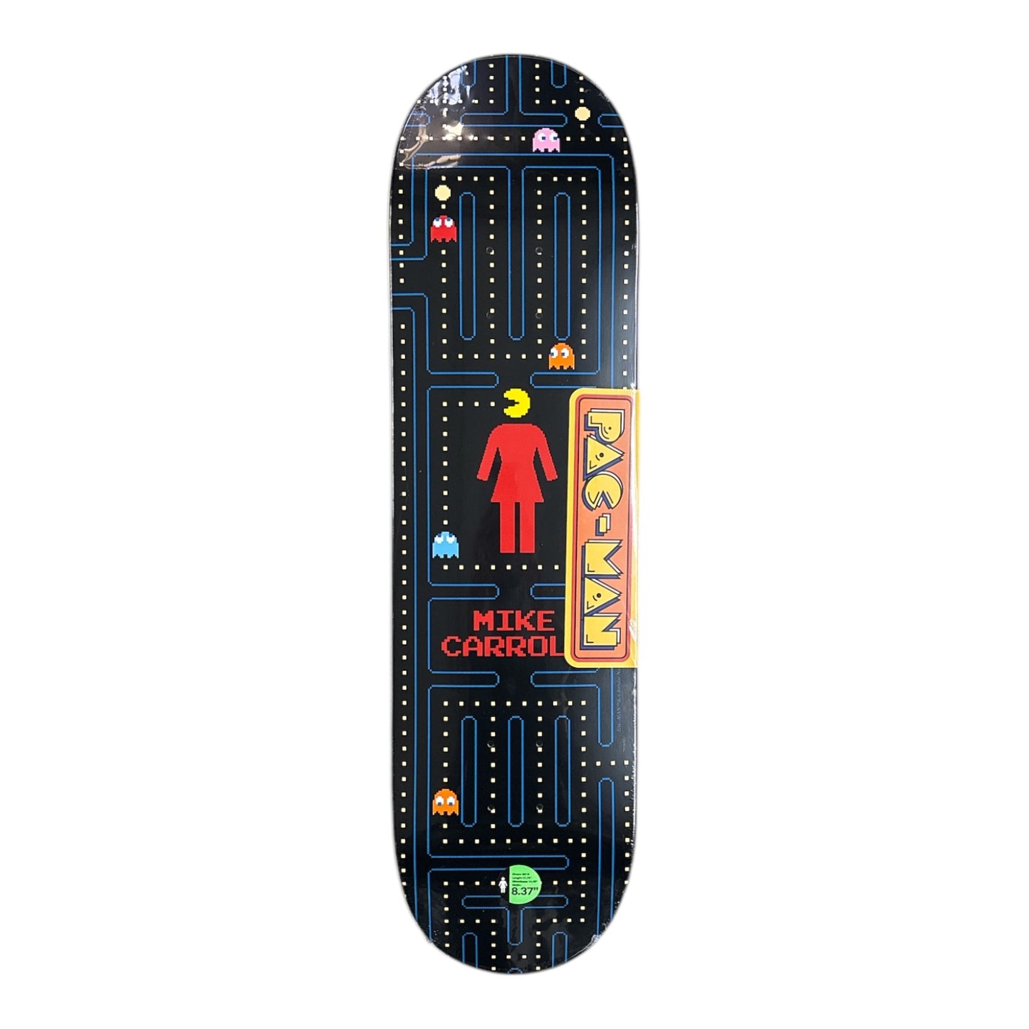 Girl Carroll Pac-Man Deck 8.25 FRONT