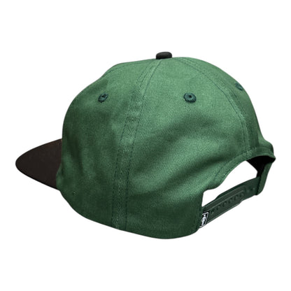 Girl Naturals OG 5 Panel Hat- Forest Green BACK