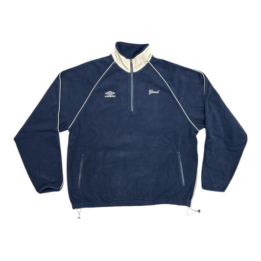 Grand X Umbro Fleece Pullover Navy FRONT