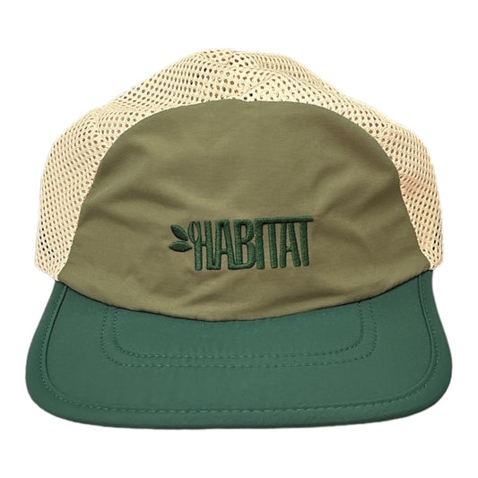 Habitat Aerolite Unstructured Camp Hat Green Tan Front