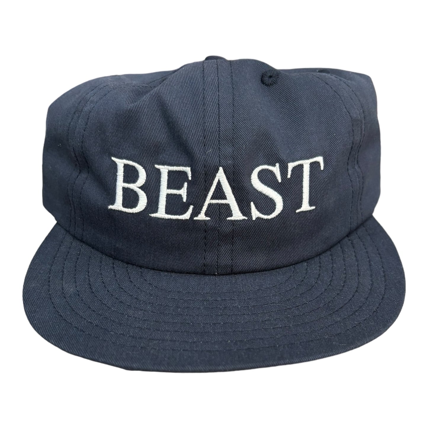 Hardbody Beast 6 Panel Hat Navy FRONT