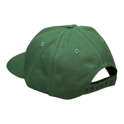 Hockey Embossed Hat- Forest Green BACK