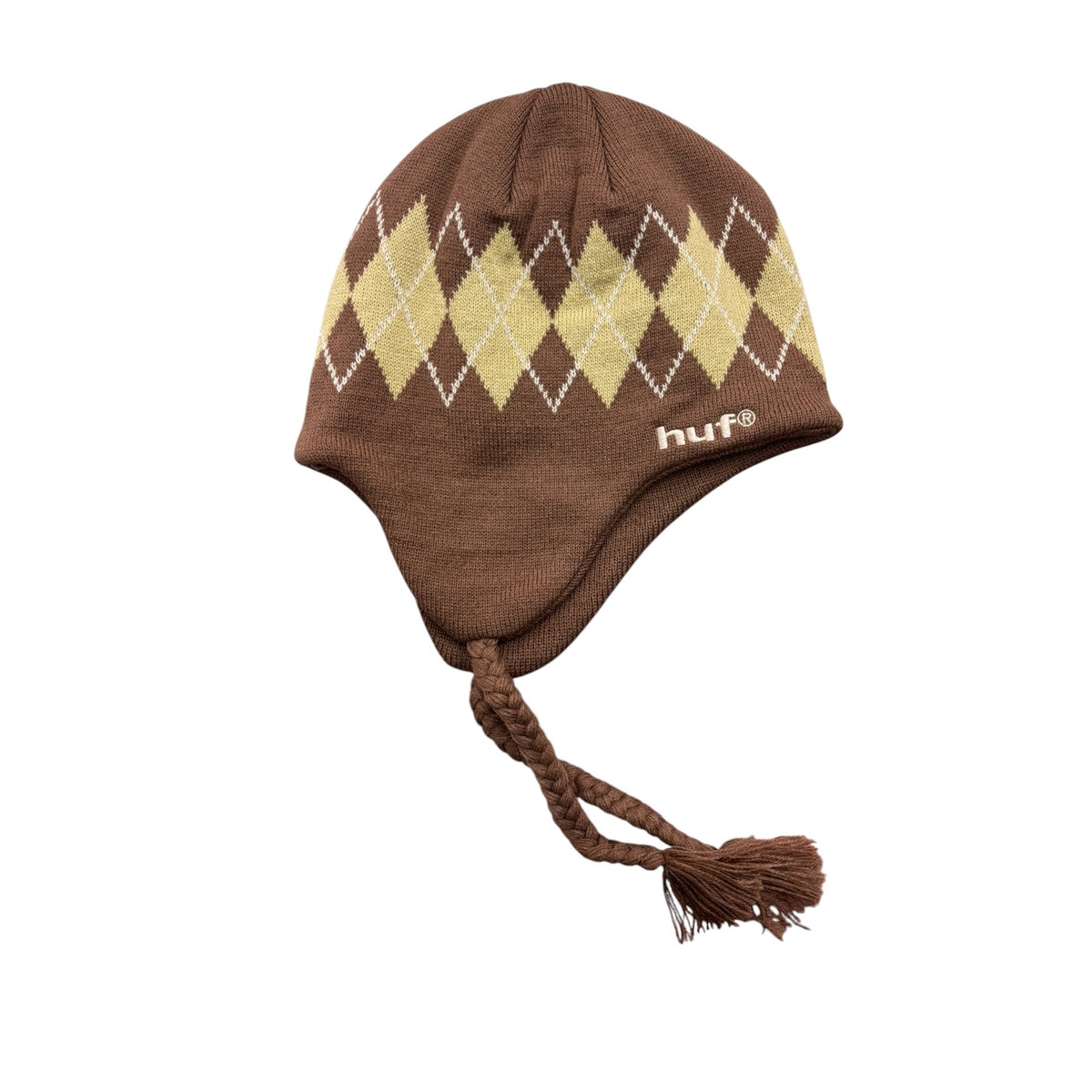 HUF Wilson Braided Beanie- Brown