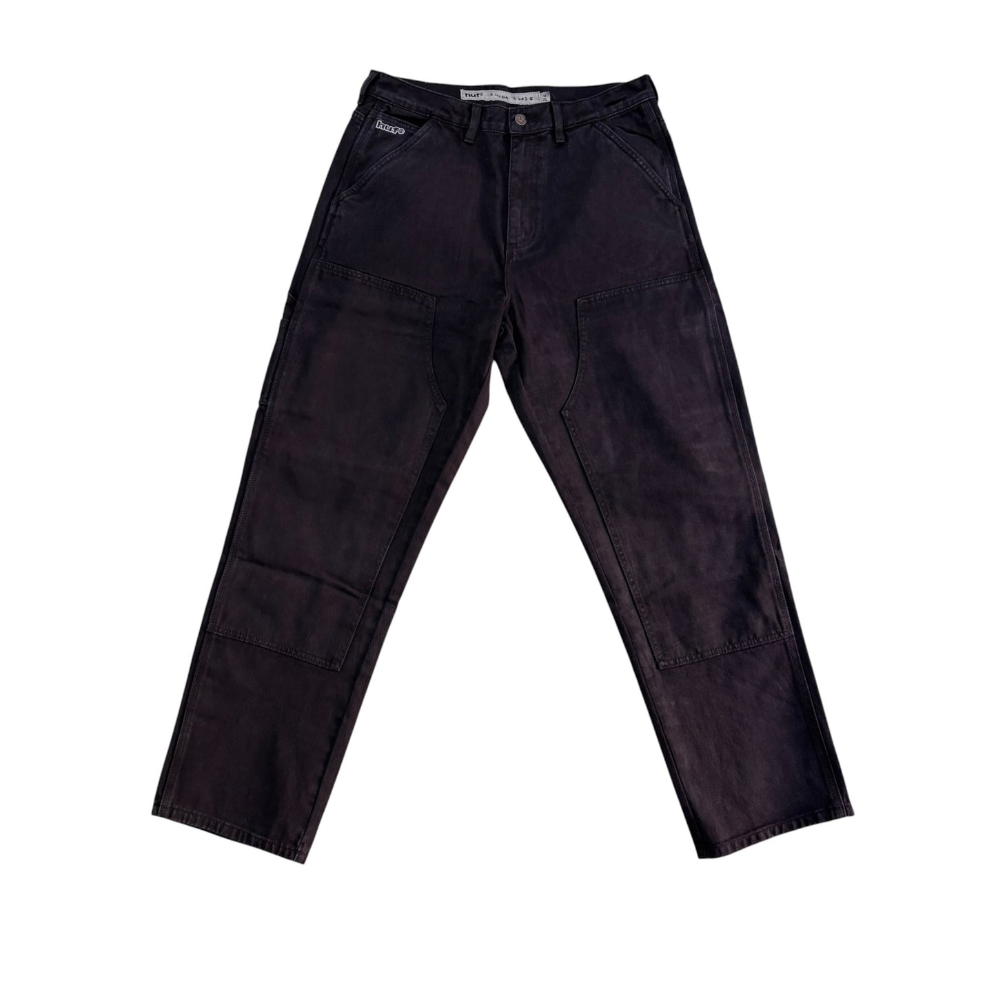 HUF Kinda Loose Double Knees- Washed Black