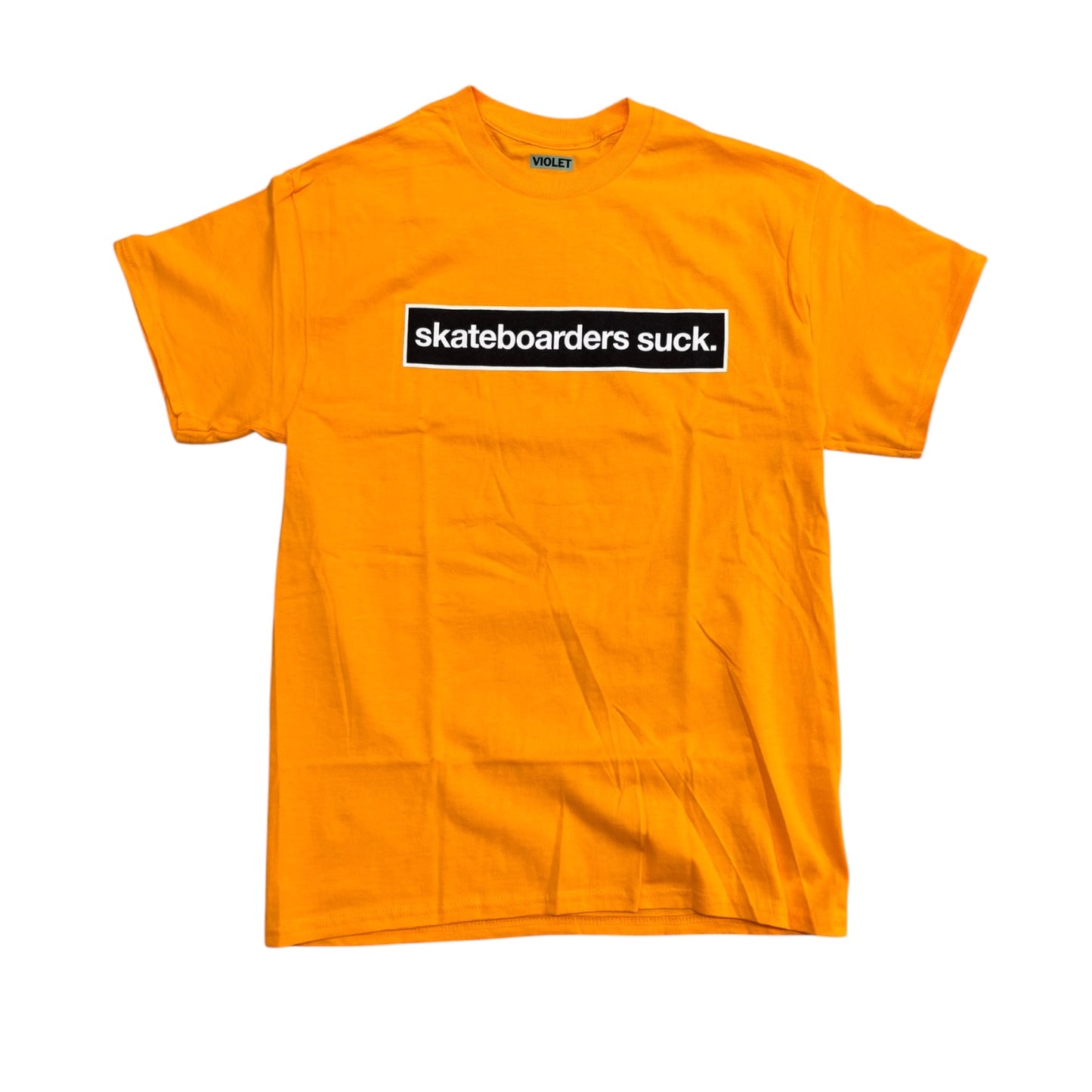 Violet But We're Cooler Than Everyone Else Tee- Mustard