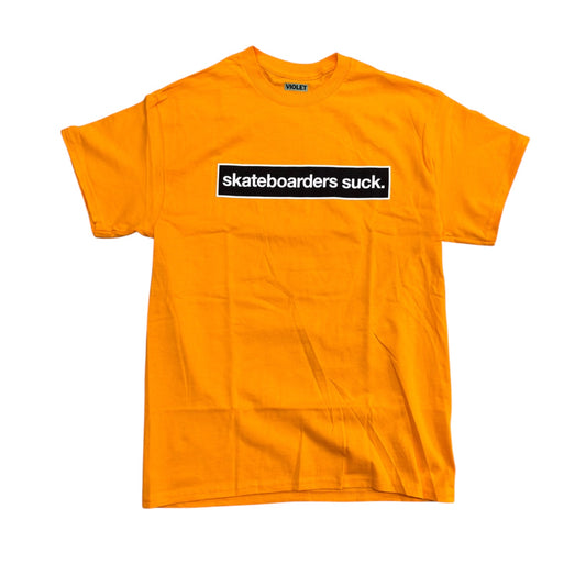 Violet But We're Cooler Than Everyone Else Tee- Mustard