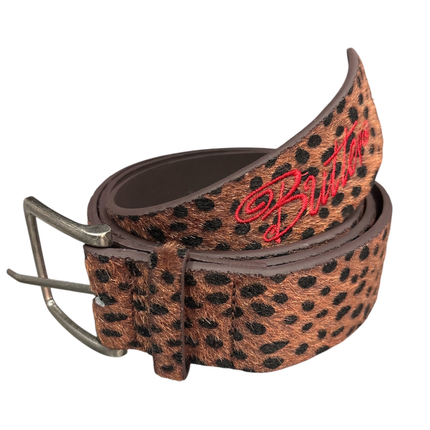 Butter Animal Hide Belt- Deer