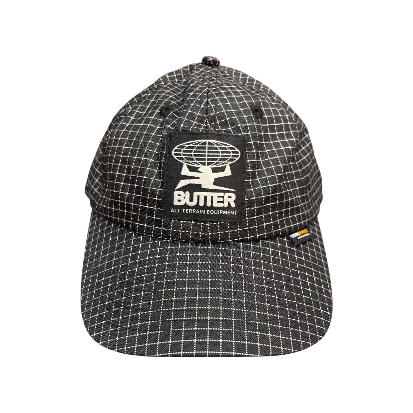 Butter Cordura Terrain 6 Panel Hat- Black
