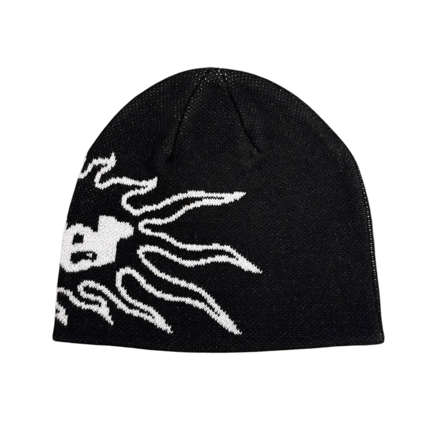 Butter Solar Skully Beanie- Black