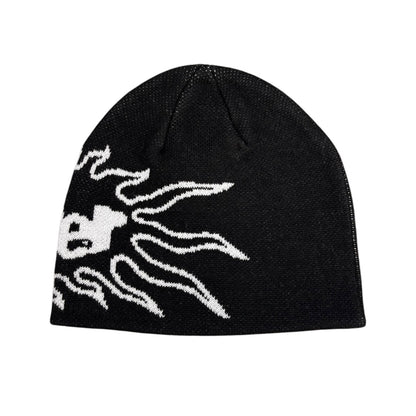 Butter Solar Skully Beanie- Black