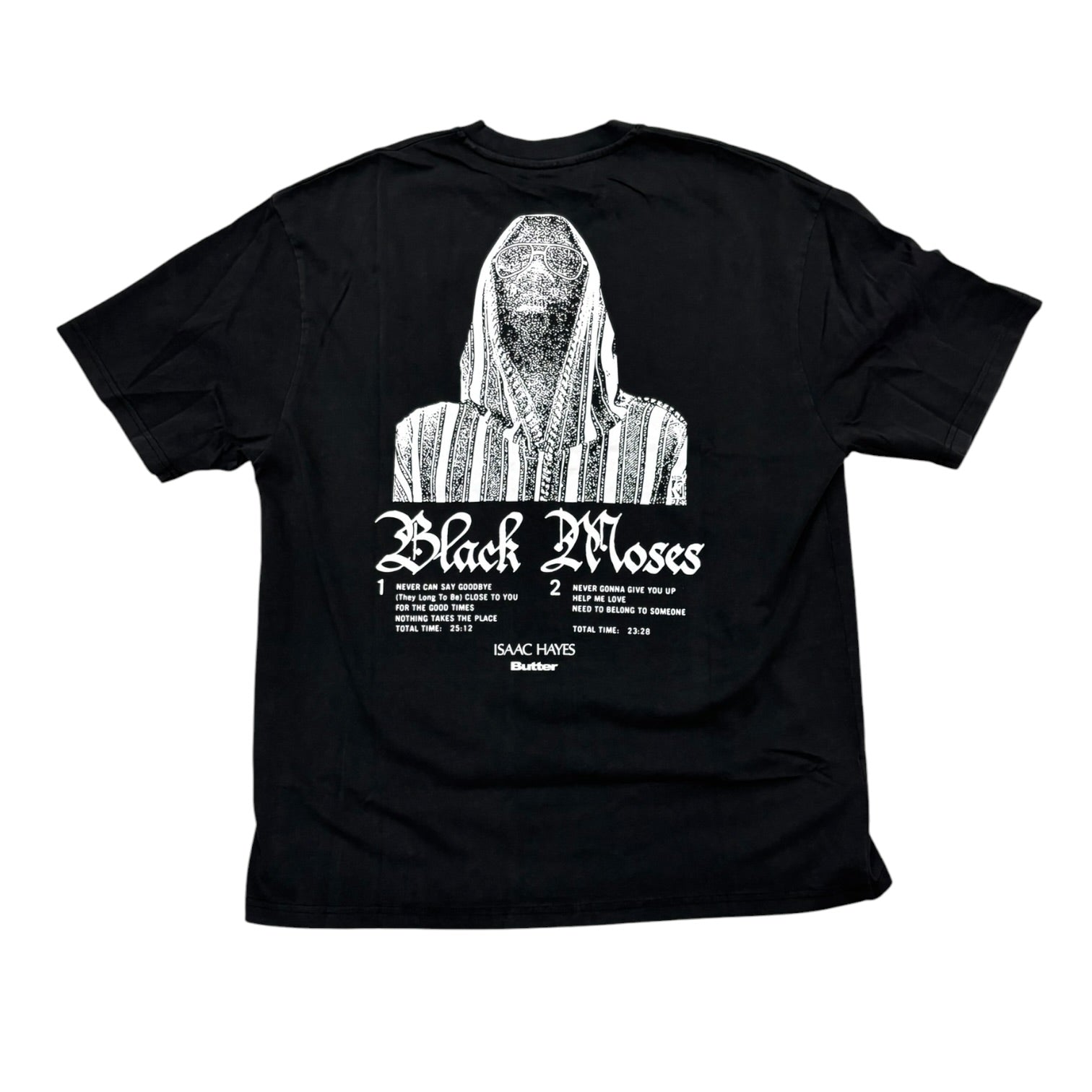 Butter Black Moses Tee- Washed Black