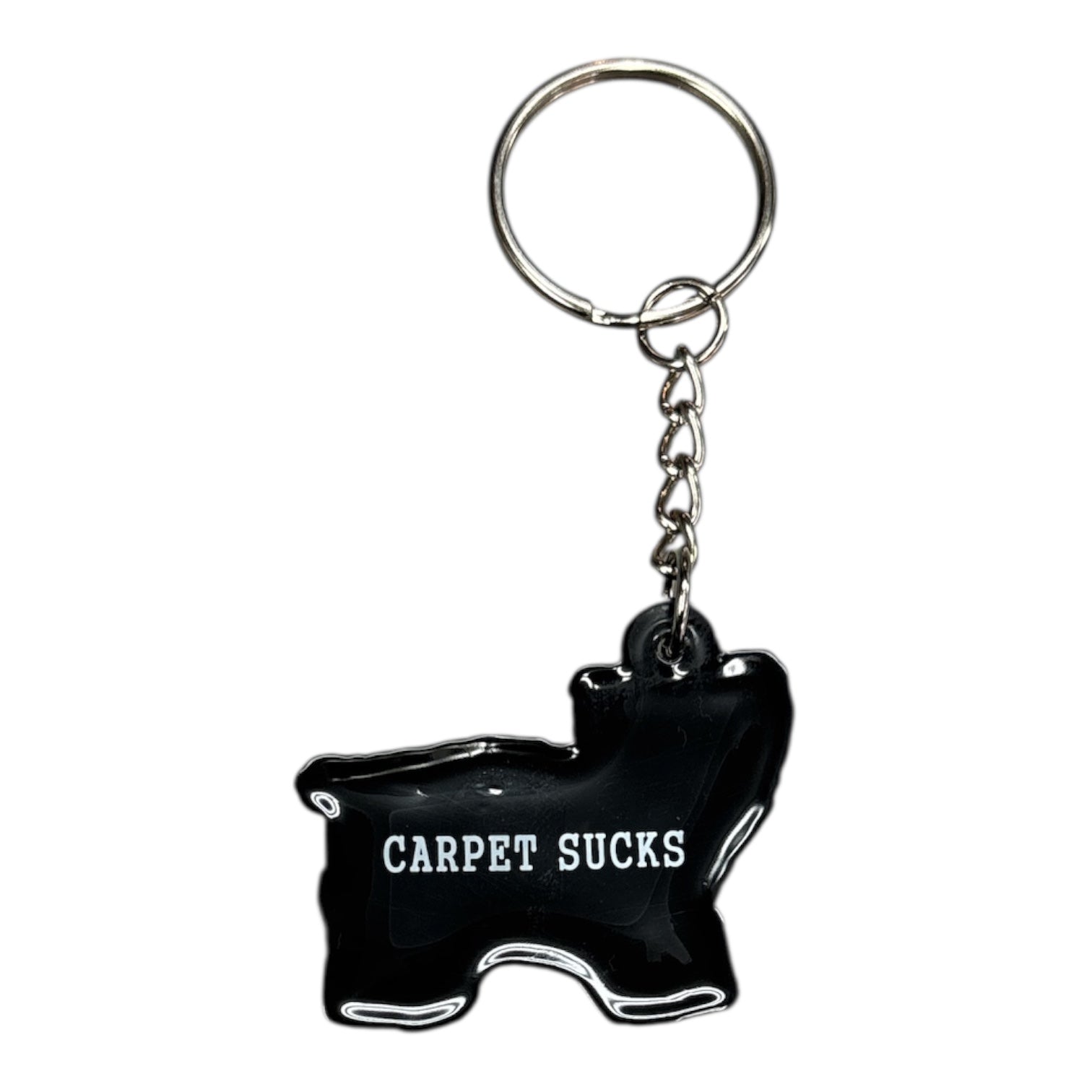 Carpet Low IQ Dog Keychain
