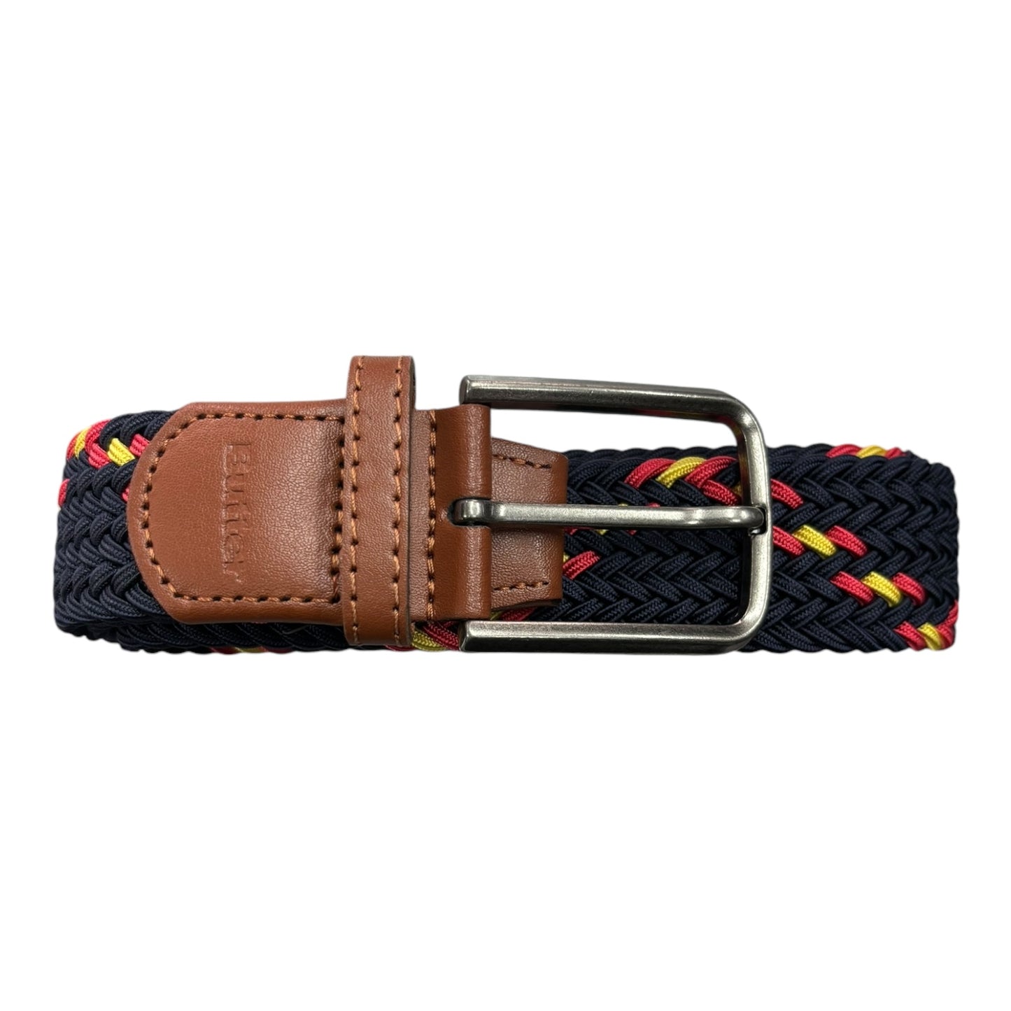 Butter Braided Belt- Navy