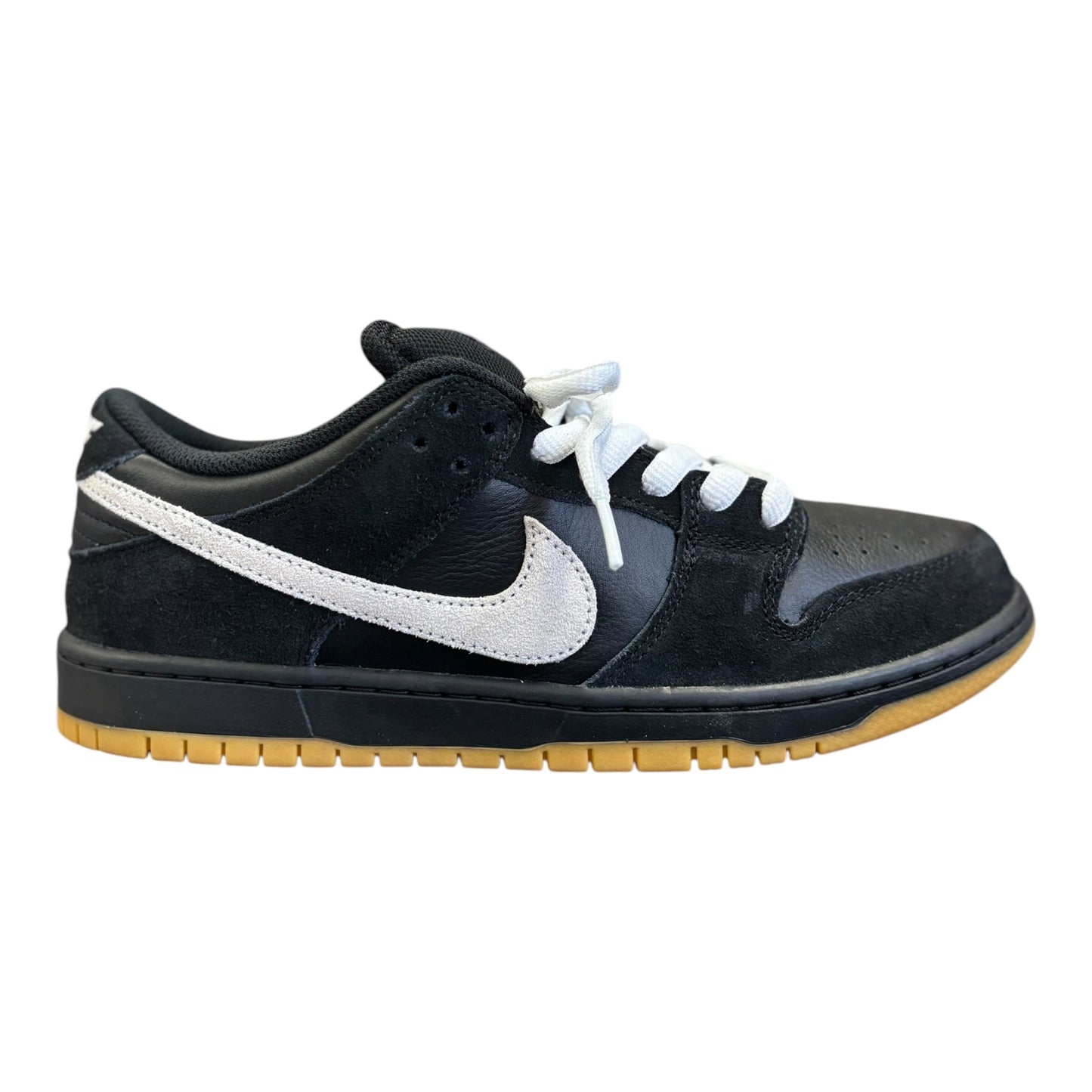 Nike SB Dunk Low Pro-  Black/White-Black-Gum Light Brown