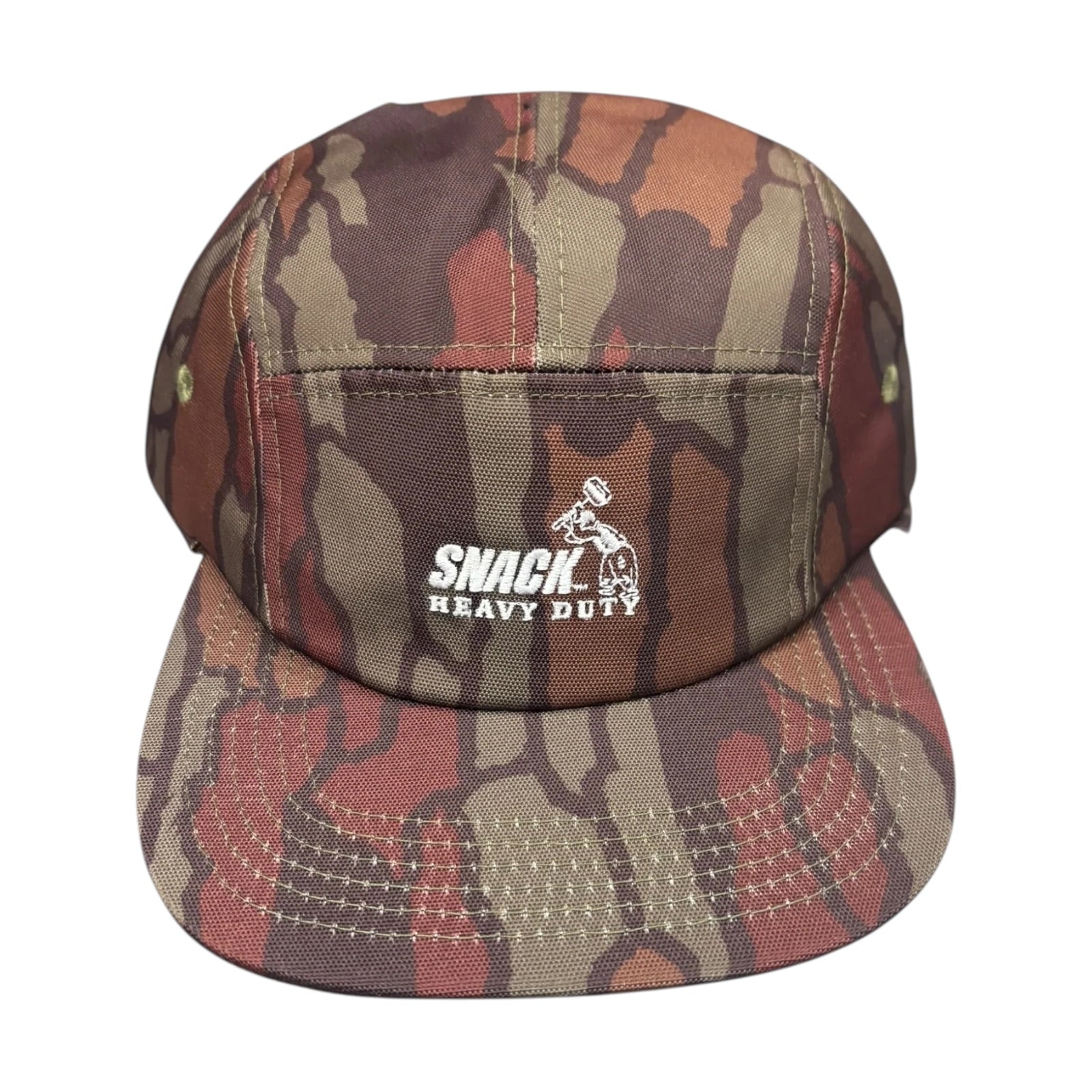 Snack Earflap Hat- Bark Camo