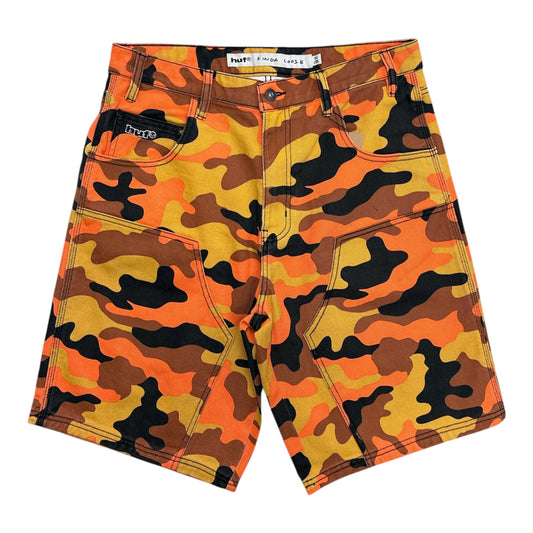 HUF Kinda Loose Double Knee Camo Short- Lava