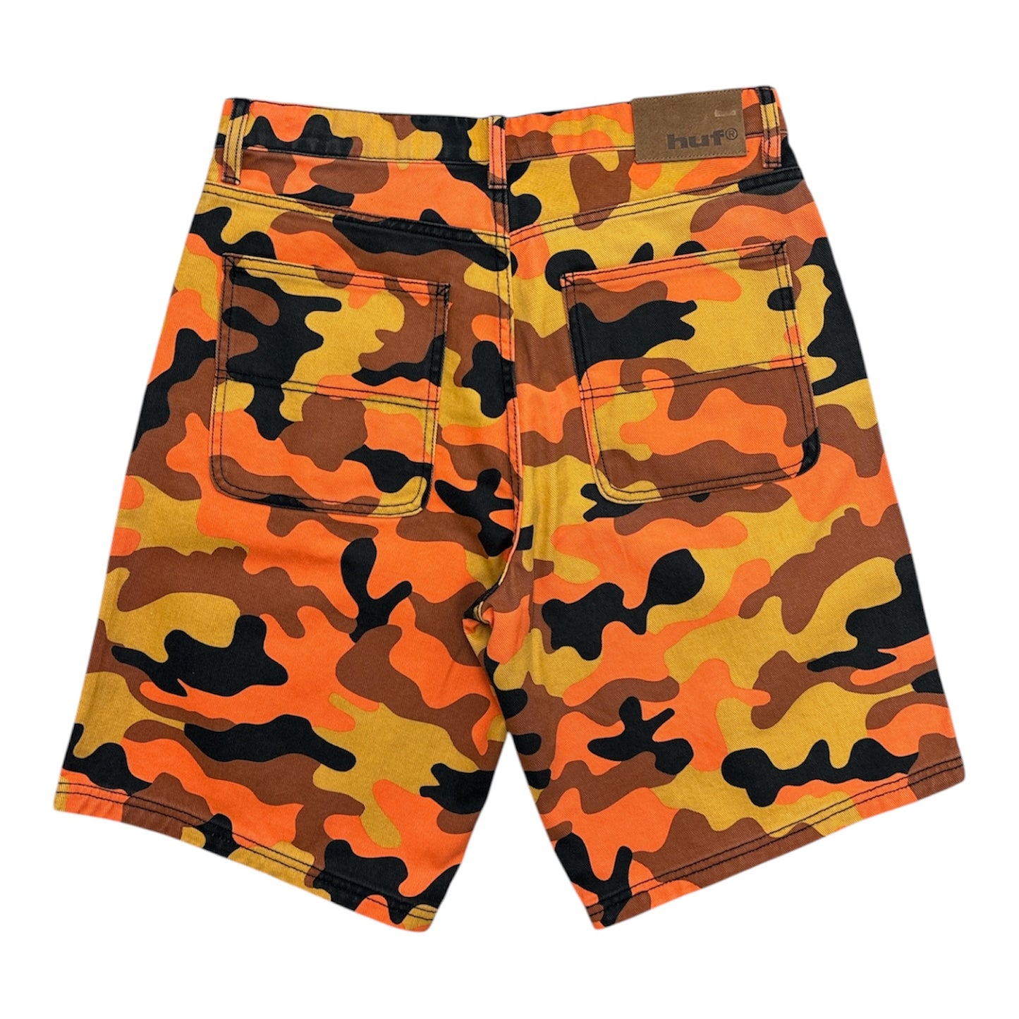 HUF Kinda Loose Double Knee Camo Short- Lava
