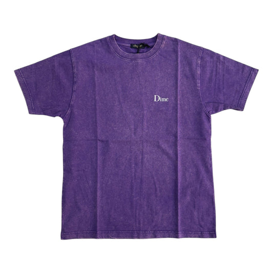 Dime Classic Small Logo Tee- Faded Iris