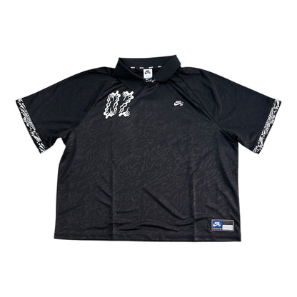Nike Dri-FIT Jacquard Skate Jersey- Black/White