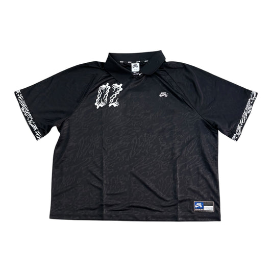 Nike Dri-FIT Jacquard Skate Jersey- Black/White