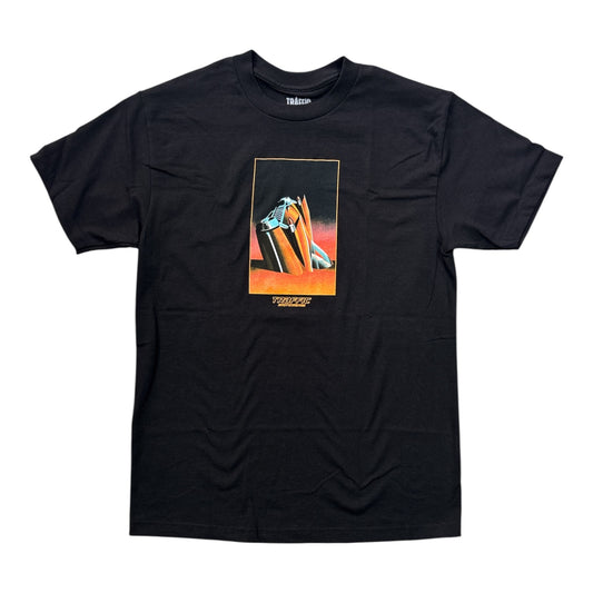 Traffic On the Beach Tee- Black