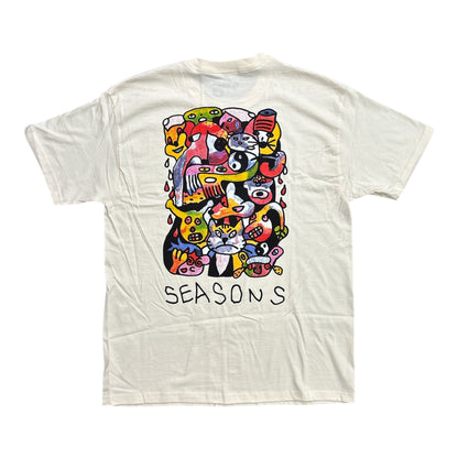 Seasons Jack Moore Tee- Cream