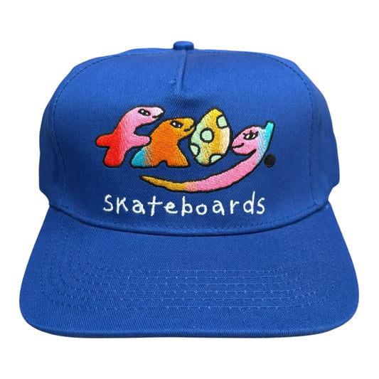 Frog Dino Logo Hat- Royal