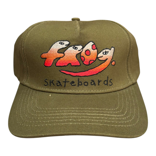 Frog Dino Logo Hat- Green