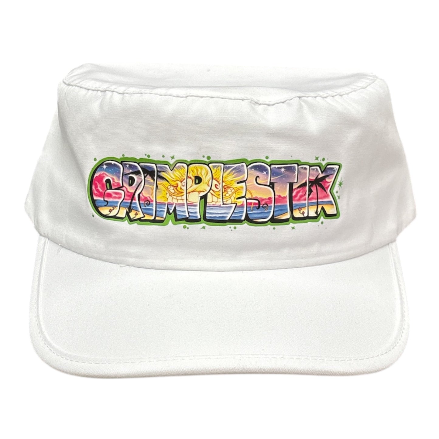 Grimple Stix Beach Painters Cap- White