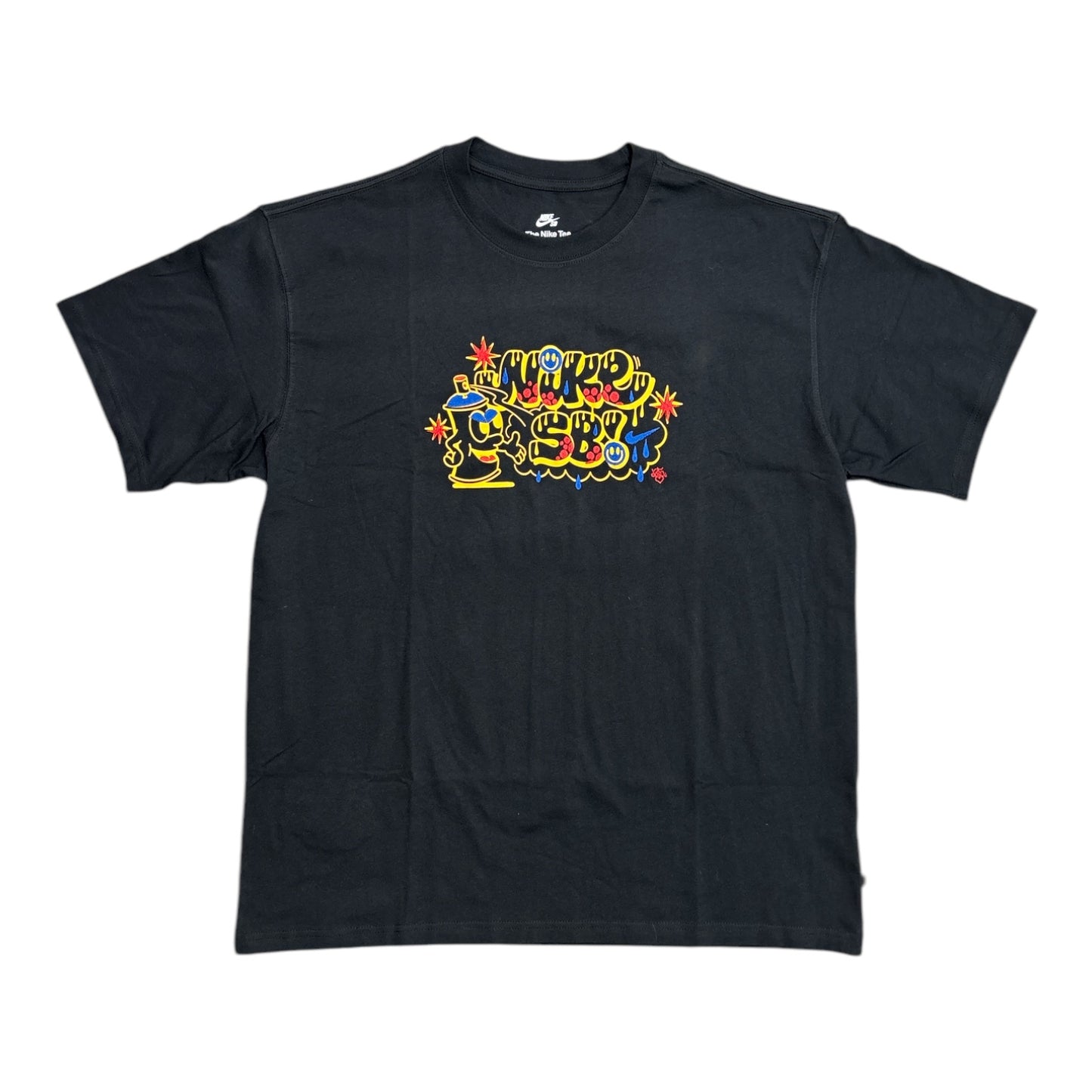 Nike Embroidered M90 Can Logo Tee- Black