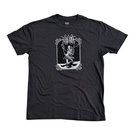 Metal Valkyrie Raven Tee-Coal