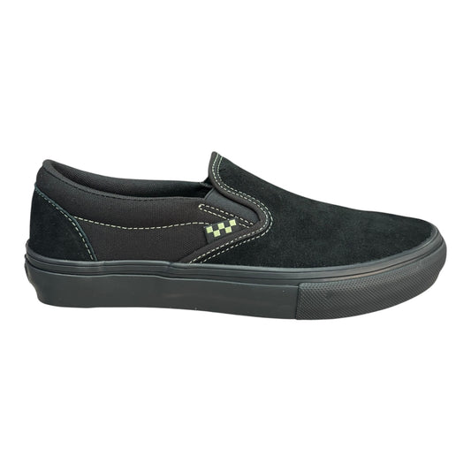Vans Skate Slip-On- Black/Black/Olive