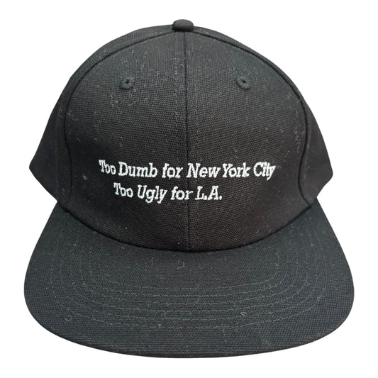 Chocolate Too Dumb Hat- Black